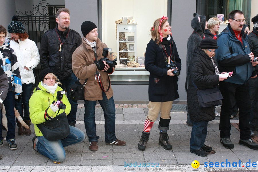 Narrenumzug - Grosses Narrentreffen in Konstanz am Bodensee, 22.01.2012