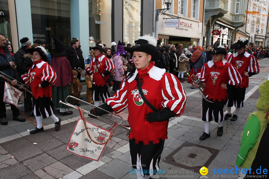 Narrenumzug - Grosses Narrentreffen in Konstanz am Bodensee, 22.01.2012