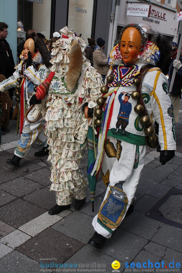 Narrenumzug - Grosses Narrentreffen in Konstanz am Bodensee, 22.01.2012