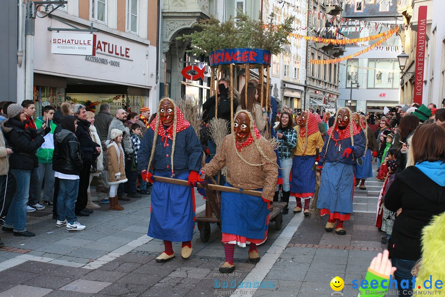 Narrenumzug - Grosses Narrentreffen in Konstanz am Bodensee, 22.01.2012