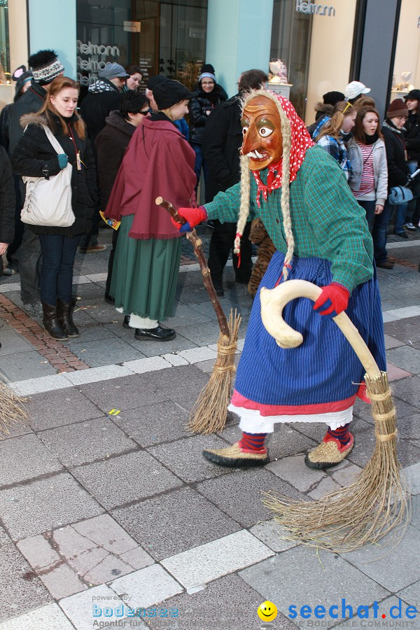 Narrenumzug - Grosses Narrentreffen in Konstanz am Bodensee, 22.01.2012