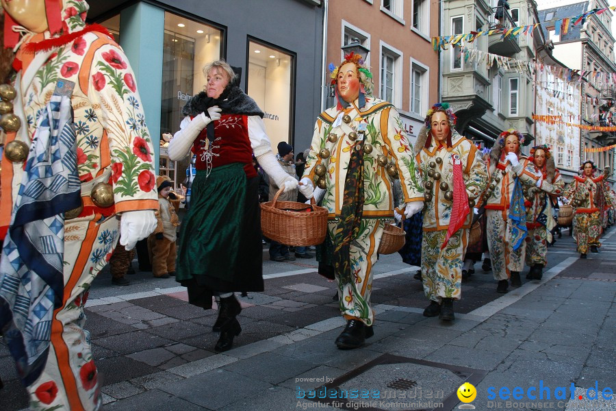 Narrenumzug - Grosses Narrentreffen in Konstanz am Bodensee, 22.01.2012