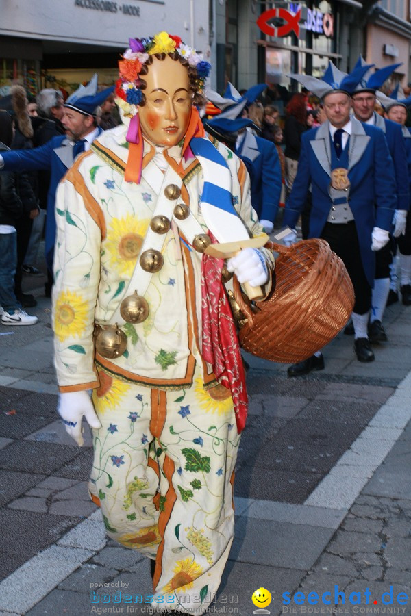 Narrenumzug - Grosses Narrentreffen in Konstanz am Bodensee, 22.01.2012