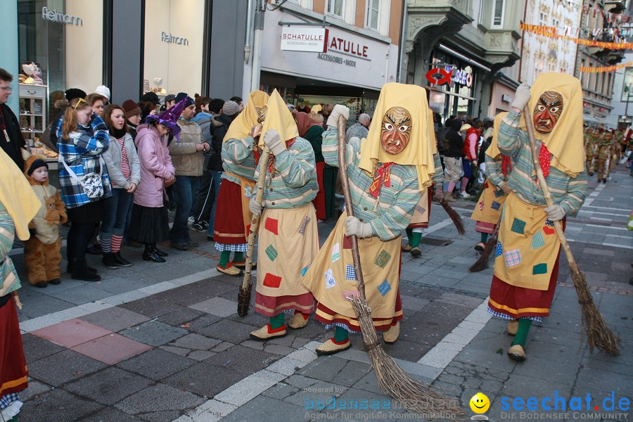 Narrenumzug - Grosses Narrentreffen in Konstanz am Bodensee, 22.01.2012