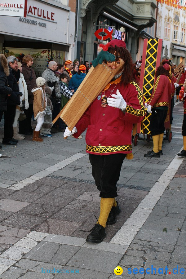 Narrenumzug - Grosses Narrentreffen in Konstanz am Bodensee, 22.01.2012
