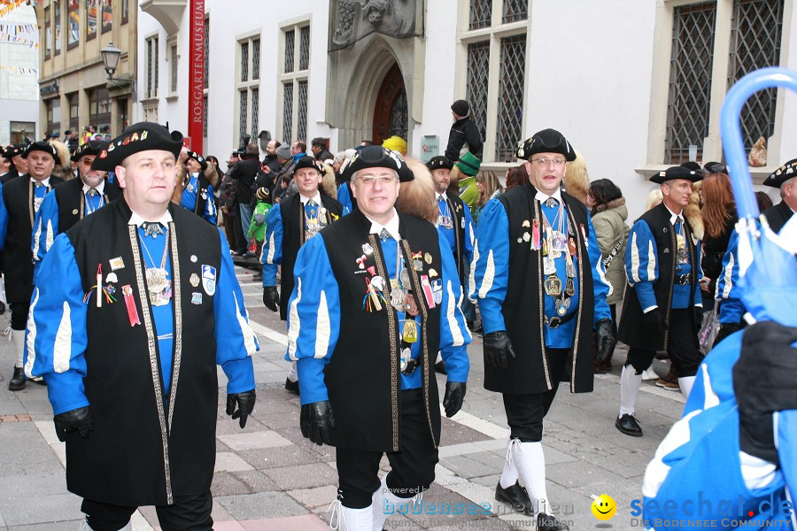 Narrenumzug - Grosses Narrentreffen in Konstanz am Bodensee, 22.01.2012