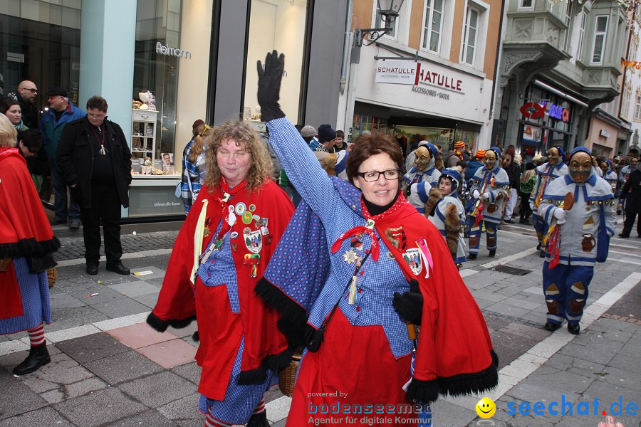 Narrenumzug - Grosses Narrentreffen in Konstanz am Bodensee, 22.01.2012