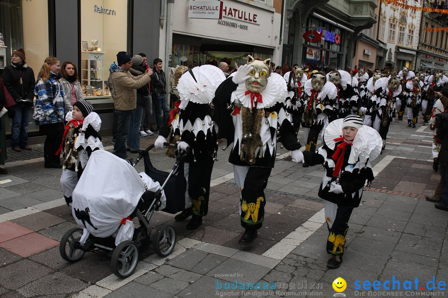 Narrenumzug - Grosses Narrentreffen in Konstanz am Bodensee, 22.01.2012