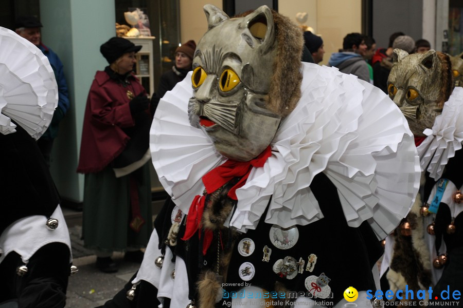 Narrenumzug - Grosses Narrentreffen in Konstanz am Bodensee, 22.01.2012