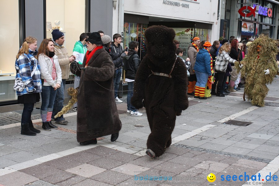 Narrenumzug - Grosses Narrentreffen in Konstanz am Bodensee, 22.01.2012