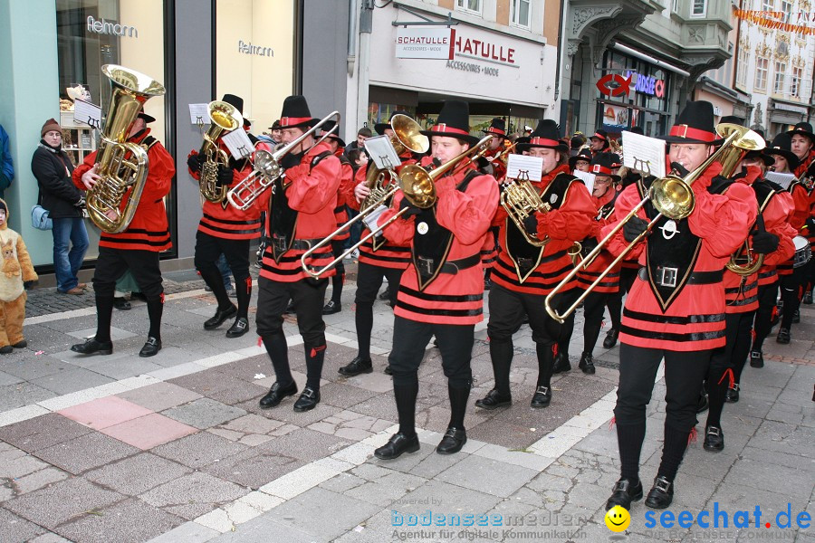 Narrenumzug - Grosses Narrentreffen in Konstanz am Bodensee, 22.01.2012