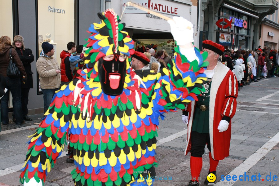 Narrenumzug - Grosses Narrentreffen in Konstanz am Bodensee, 22.01.2012