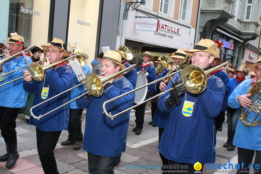 Narrenumzug - Grosses Narrentreffen in Konstanz am Bodensee, 22.01.2012