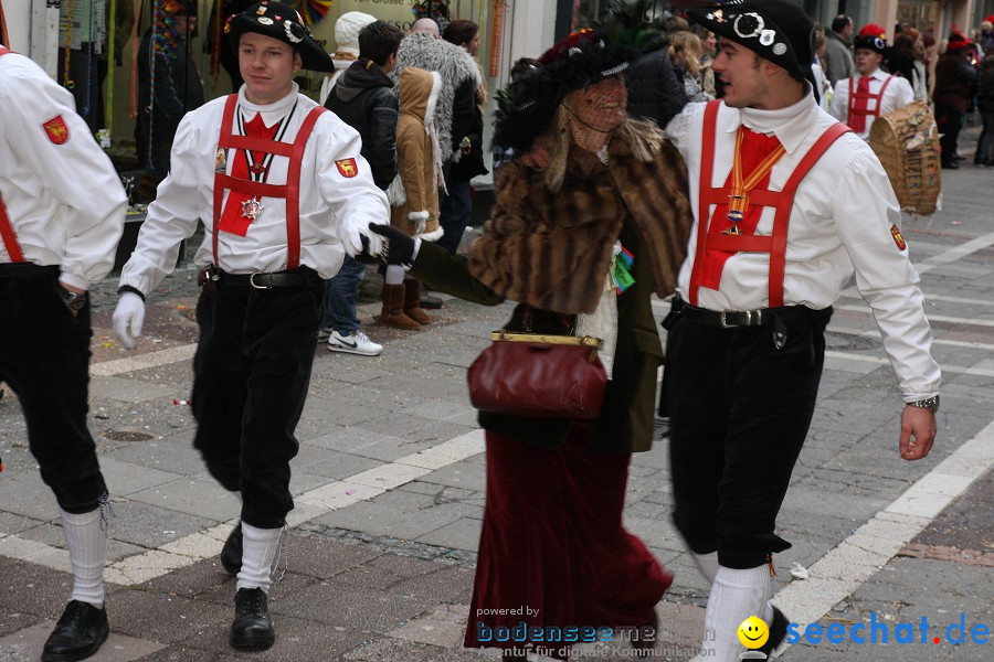 Narrenumzug - Grosses Narrentreffen in Konstanz am Bodensee, 22.01.2012