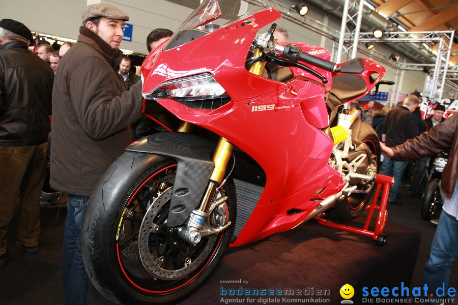 Motorradwelt Bodensee 2012 Messe in Friedrichshafen, 28.01.2012