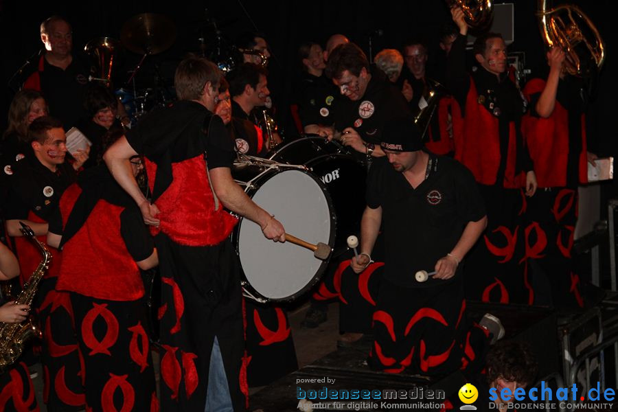 STIERBALL 2012 mit CRASH, YETIS und BAD BULLS: Wahlwies am Bodensee, 17.02.