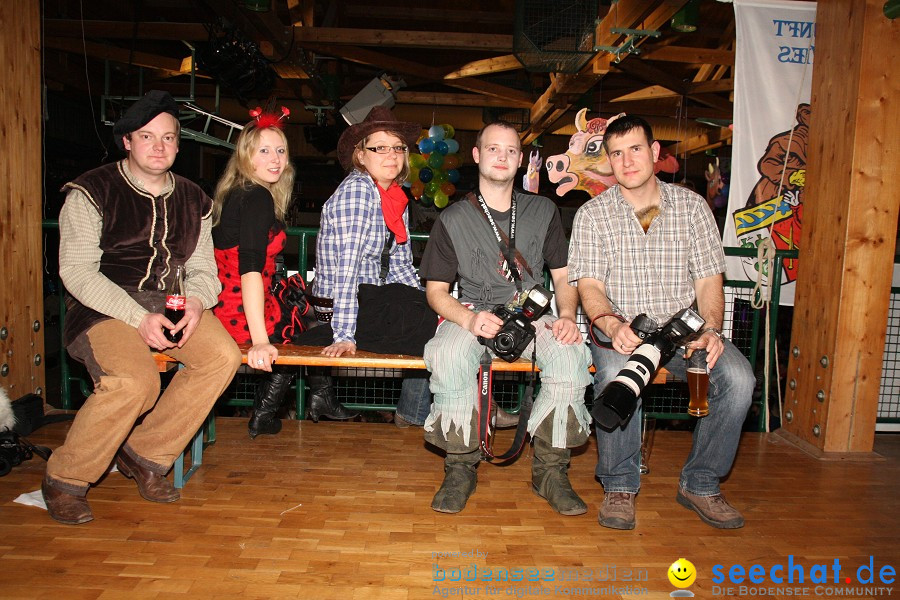STIERBALL 2012 mit CRASH, YETIS und BAD BULLS: Wahlwies am Bodensee, 17.02.