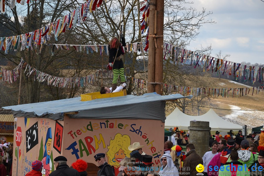 Johrmarkt - nur alle vier Jahre - Rosenmontag: Freudental, 20.02.2012