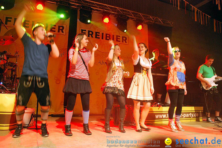 Rosenmontagsball mit der Partyband FREIBIER: Steisslingen am Bodensee, 20.0