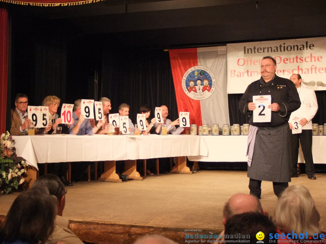 Internationale Deutsche Bartmeisterschaft: Bad-Schussenried, 21.04.2012