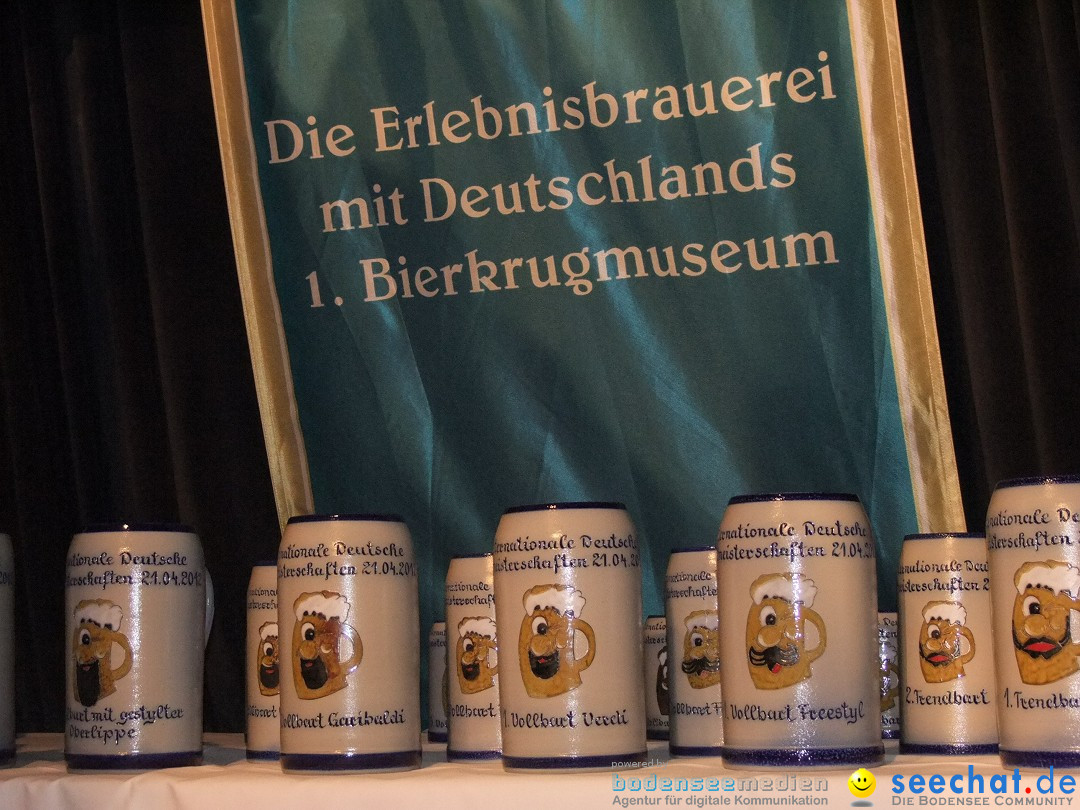 Internationale Deutsche Bartmeisterschaft: Bad-Schussenried, 21.04.2012