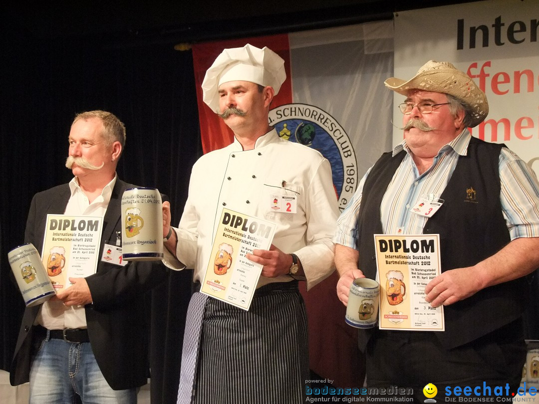 Internationale Deutsche Bartmeisterschaft: Bad-Schussenried, 21.04.2012