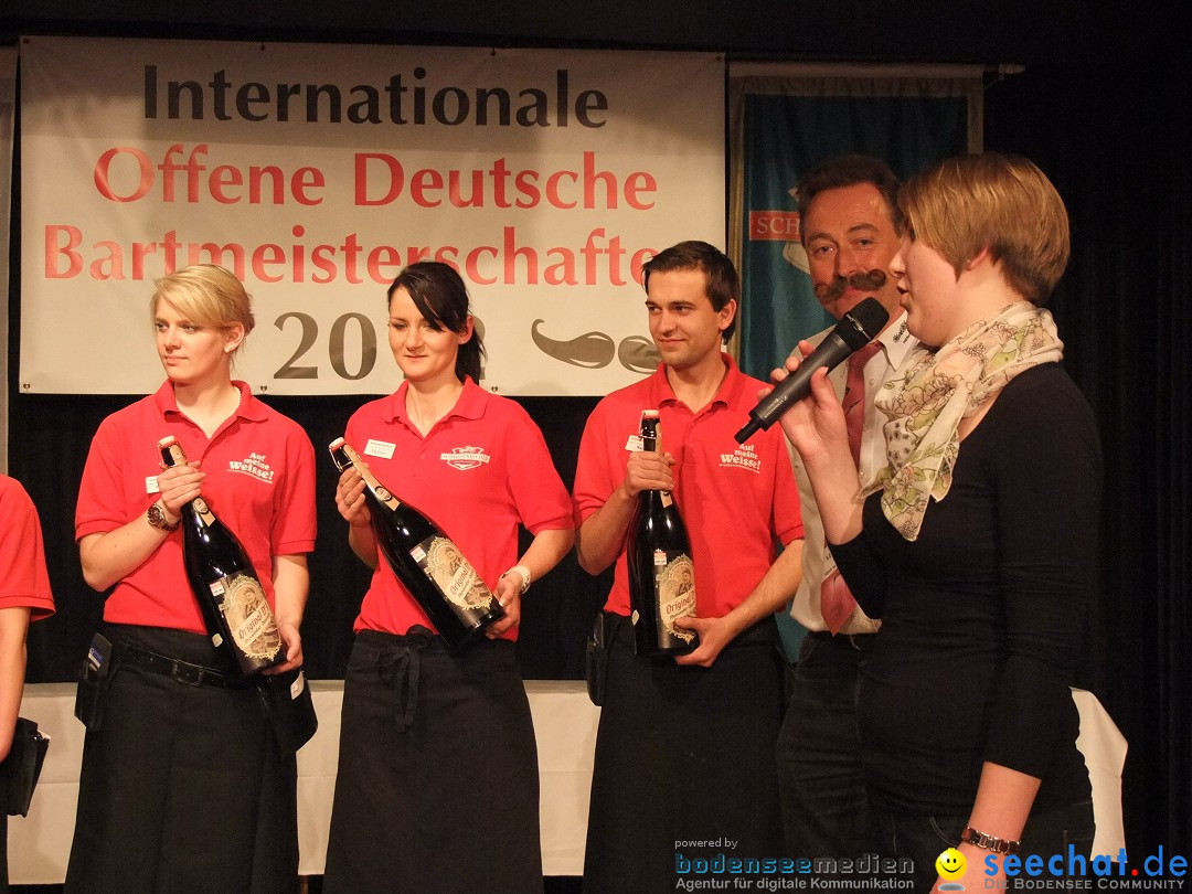 Internationale Deutsche Bartmeisterschaft: Bad-Schussenried, 21.04.2012