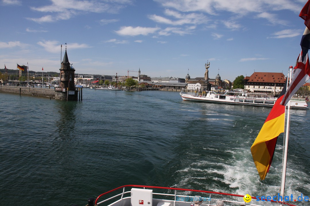 41. Internationale Flottensternfahrt am Bodensee: Meersburg, 28.04.2012