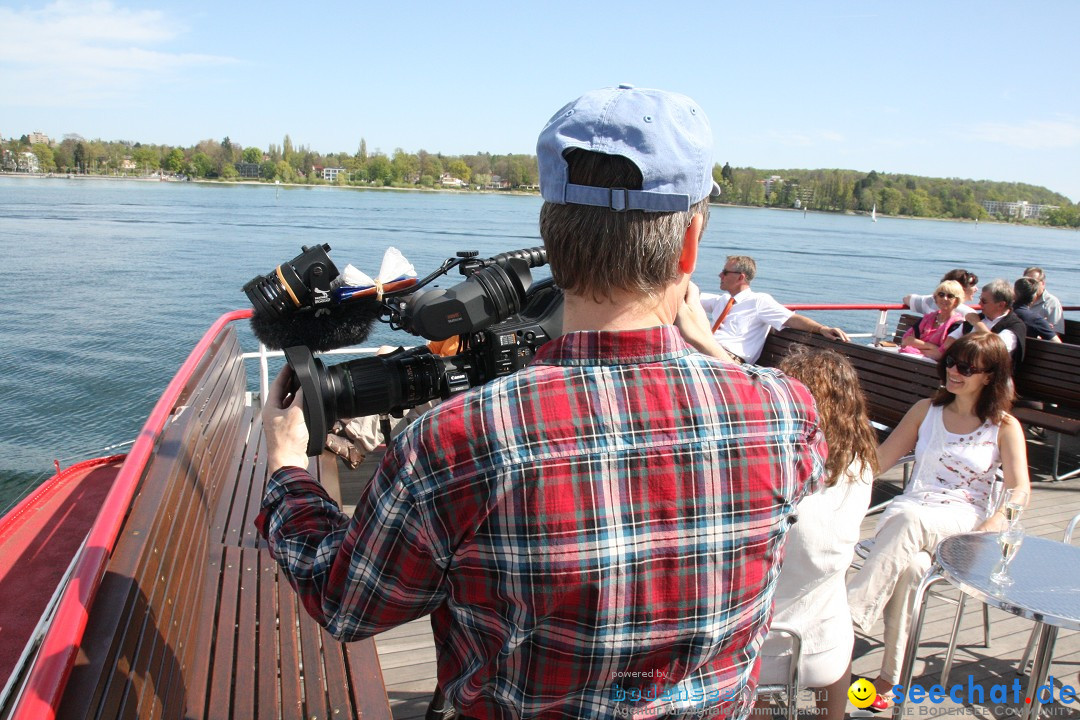 41. Internationale Flottensternfahrt am Bodensee: Meersburg, 28.04.2012