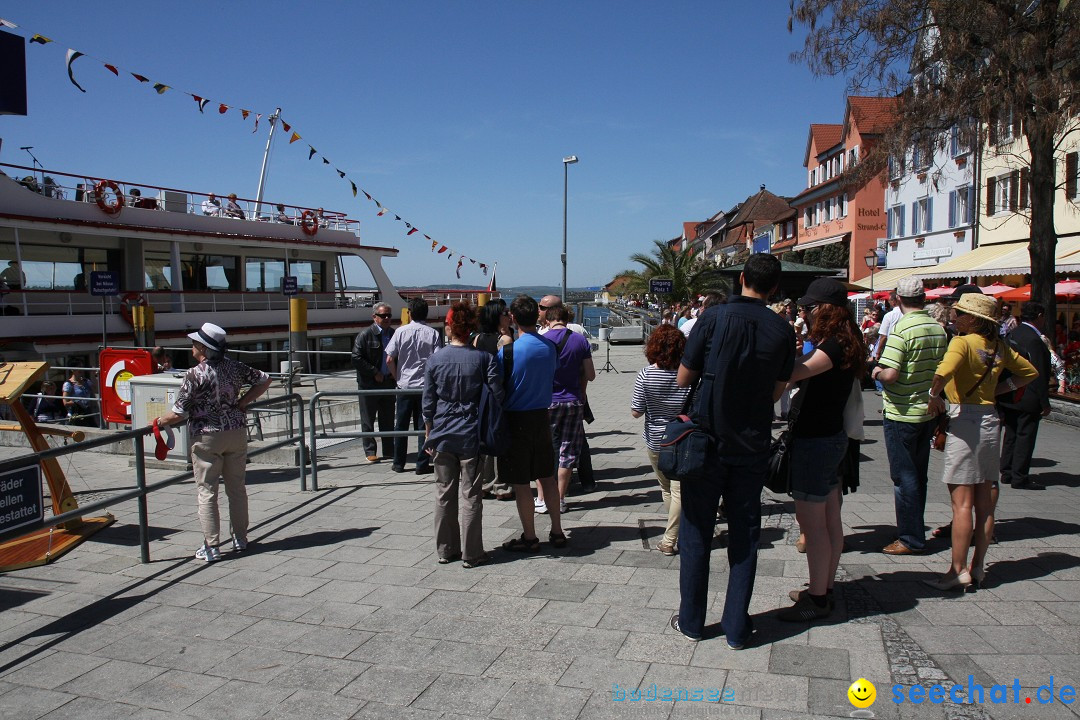 41. Internationale Flottensternfahrt am Bodensee: Meersburg, 28.04.2012