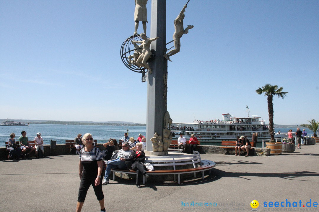 41. Internationale Flottensternfahrt am Bodensee: Meersburg, 28.04.2012