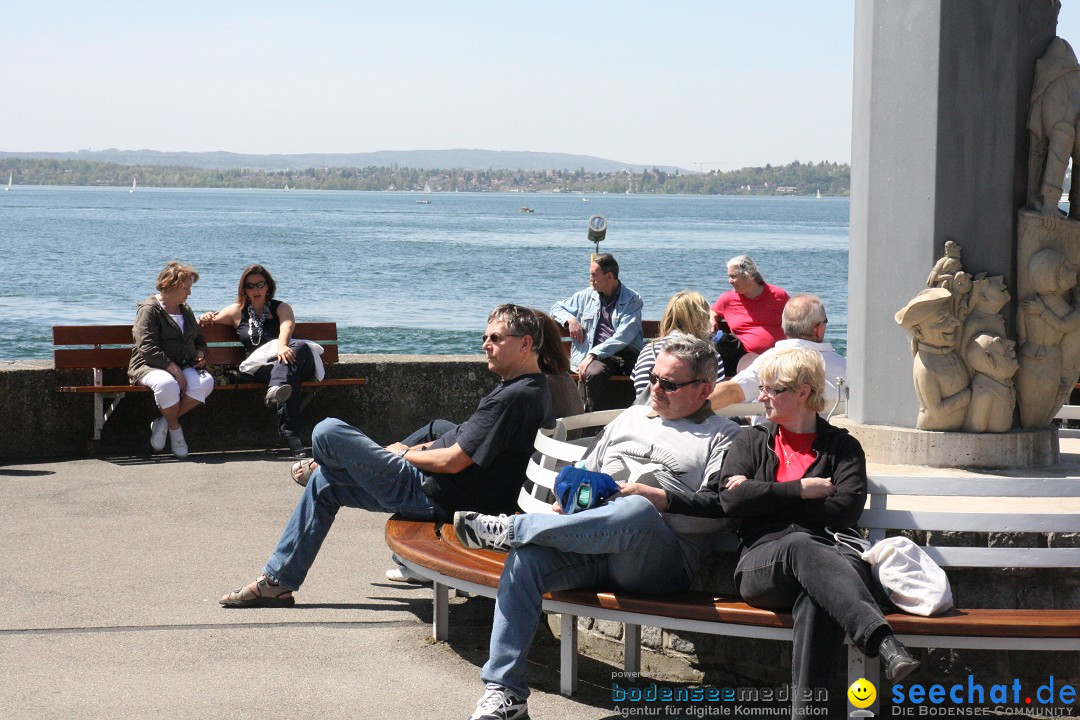 41. Internationale Flottensternfahrt am Bodensee: Meersburg, 28.04.2012