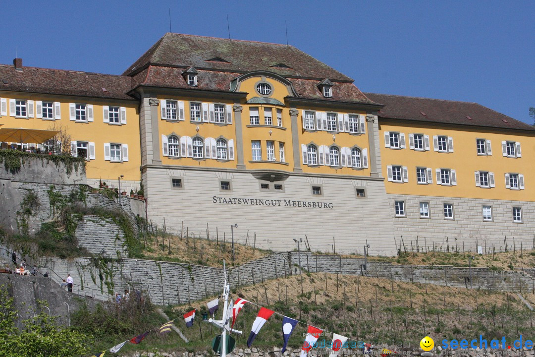 41. Internationale Flottensternfahrt am Bodensee: Meersburg, 28.04.2012