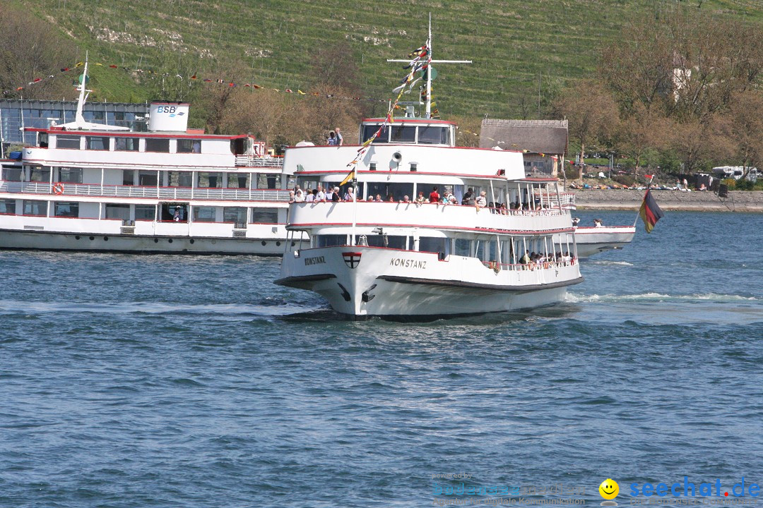 41. Internationale Flottensternfahrt am Bodensee: Meersburg, 28.04.2012
