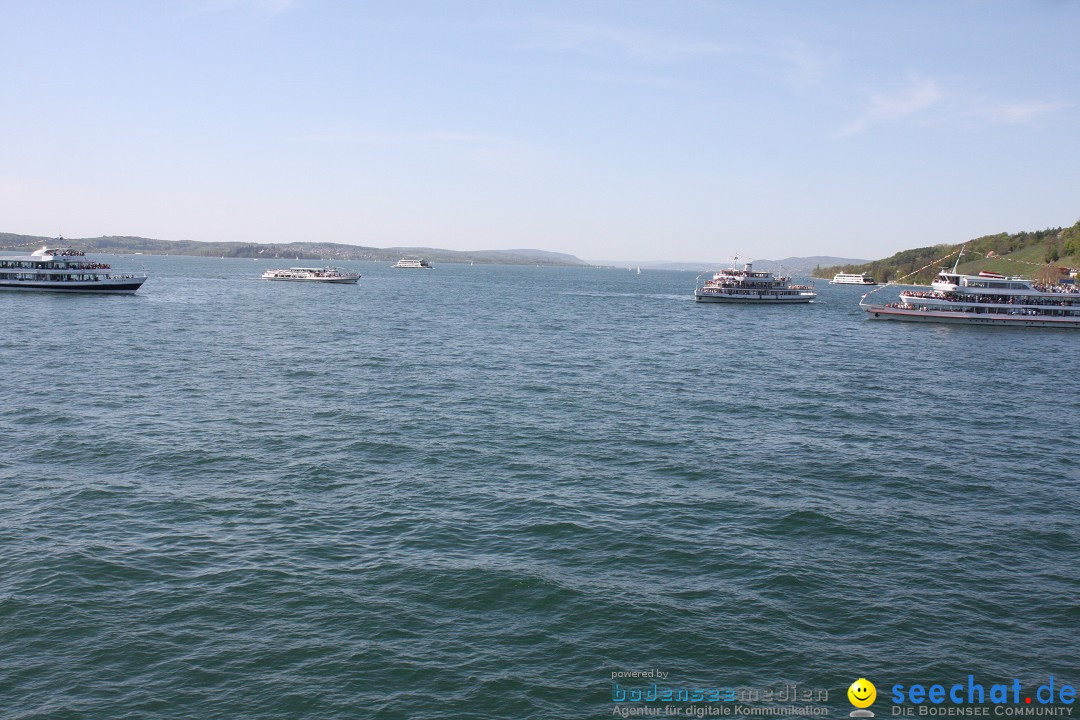 41. Internationale Flottensternfahrt am Bodensee: Meersburg, 28.04.2012
