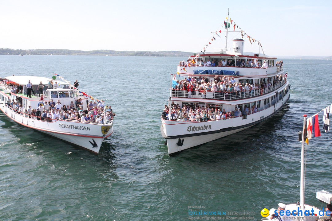41. Internationale Flottensternfahrt am Bodensee: Meersburg, 28.04.2012