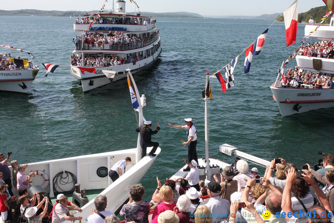 41. Internationale Flottensternfahrt am Bodensee: Meersburg, 28.04.2012