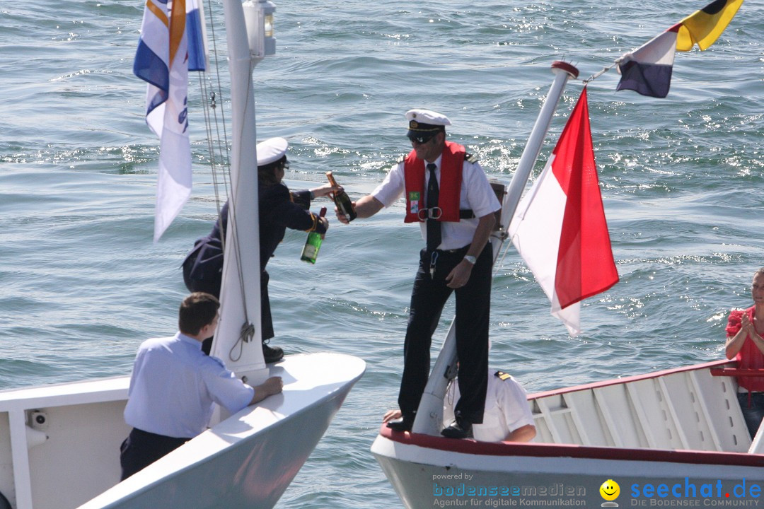 41. Internationale Flottensternfahrt am Bodensee: Meersburg, 28.04.2012