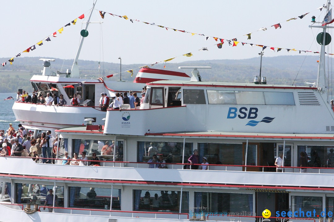 41. Internationale Flottensternfahrt am Bodensee: Meersburg, 28.04.2012