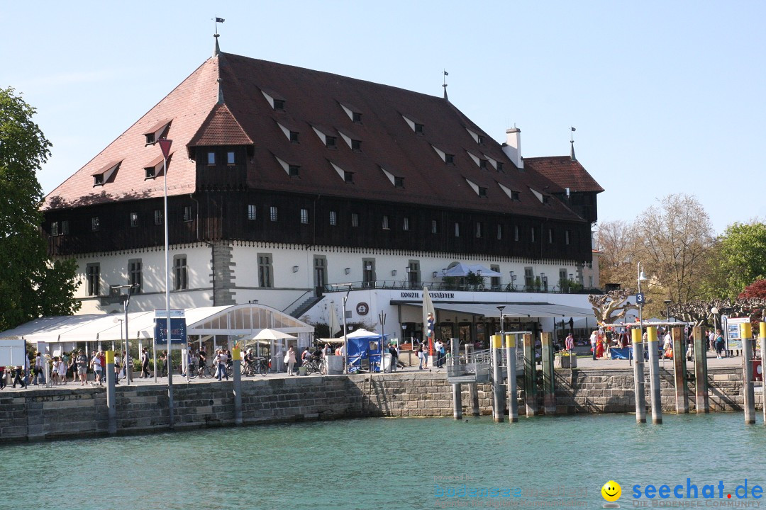 41. Internationale Flottensternfahrt am Bodensee: Meersburg, 28.04.2012