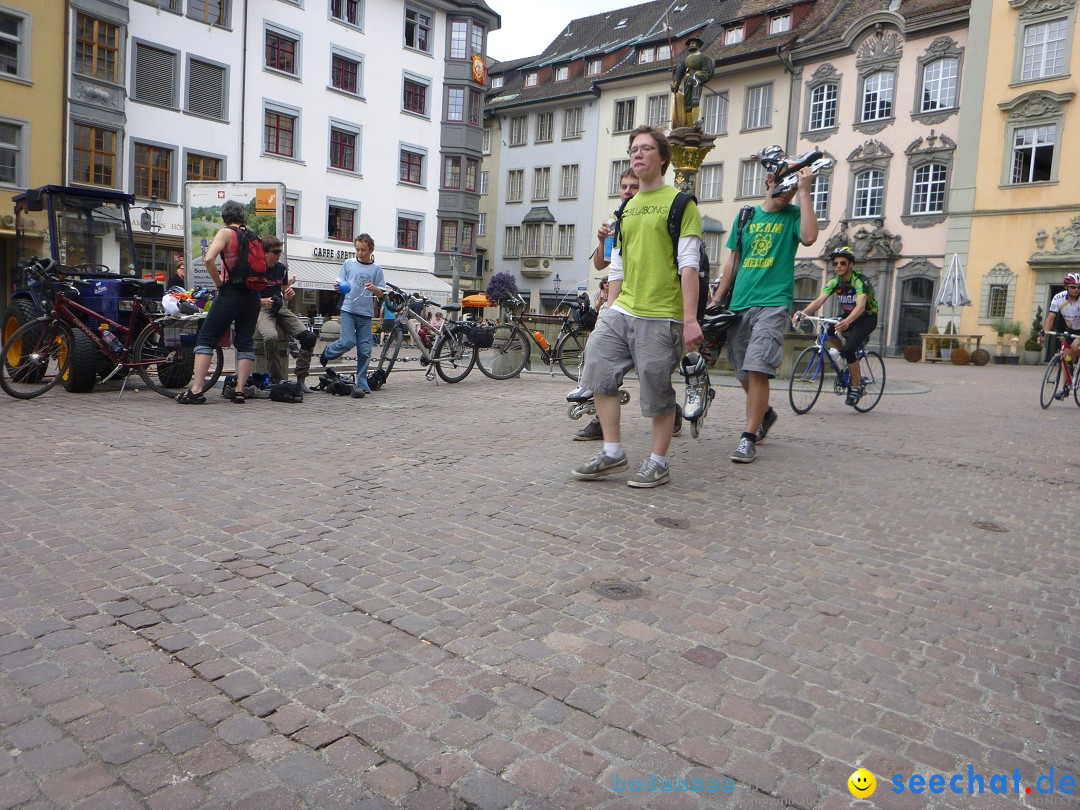 slowUp Schaffhausen-Hegau: Schaffhausen, 20.05.2012