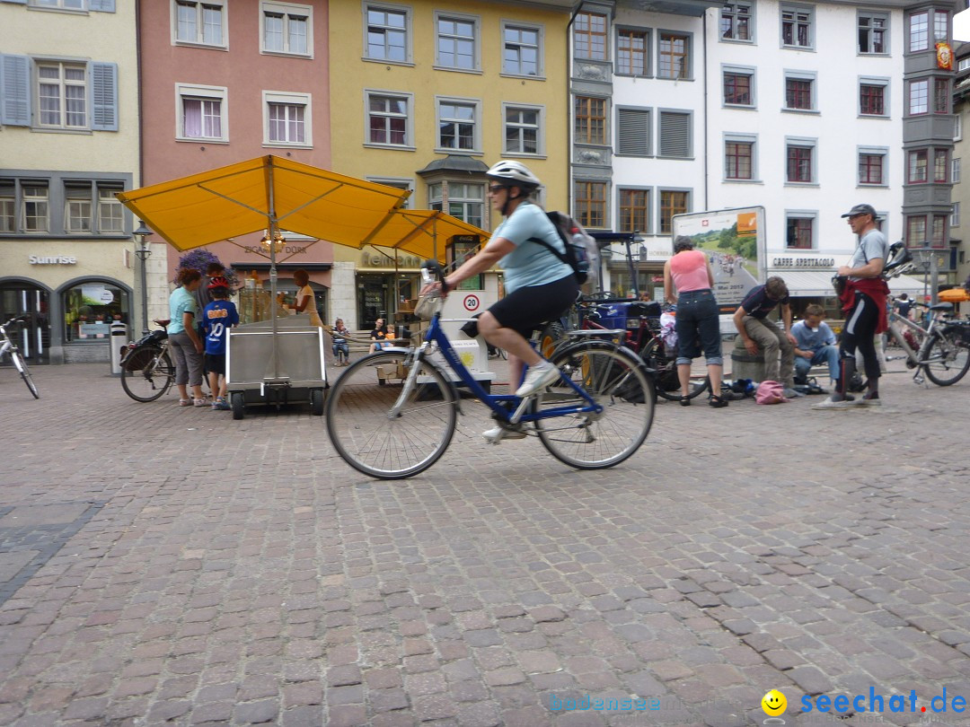 slowUp Schaffhausen-Hegau: Schaffhausen, 20.05.2012
