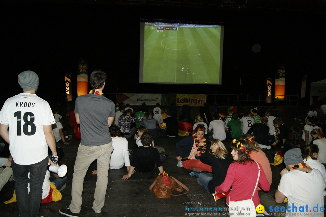 Public Viewing EM: Deutschland-Holland: 2-1  Ravensburg, 13.06.2012