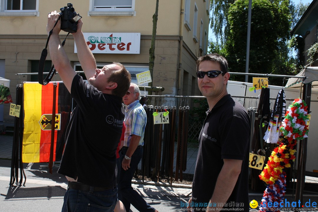 seechat.de Infostand: Schweizerfeiertag in Stockach am Bodensee, 16.06.2012