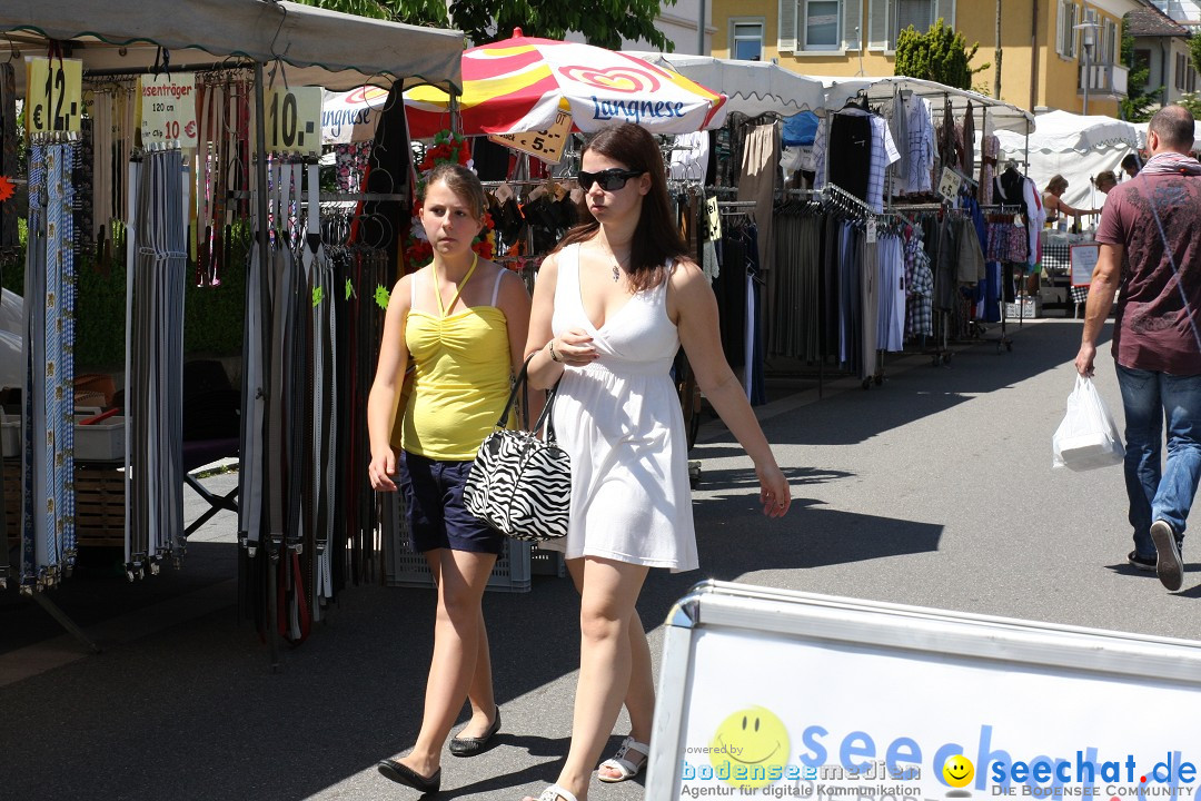 seechat.de Infostand: Schweizerfeiertag in Stockach am Bodensee, 16.06.2012