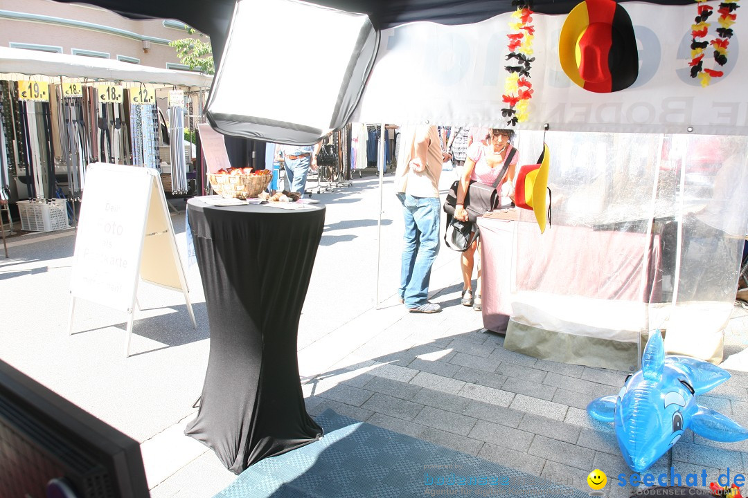 seechat.de Infostand: Schweizerfeiertag in Stockach am Bodensee, 16.06.2012