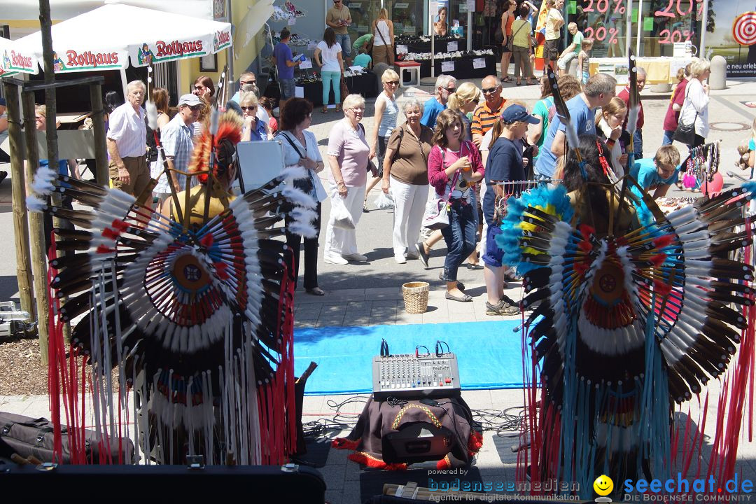 seechat.de Infostand: Schweizerfeiertag in Stockach am Bodensee, 16.06.2012