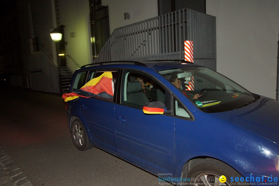 Fussball-EM: Deutschland vs. Griechenland 4-2: Stockach am Bodensee, 21.06.
