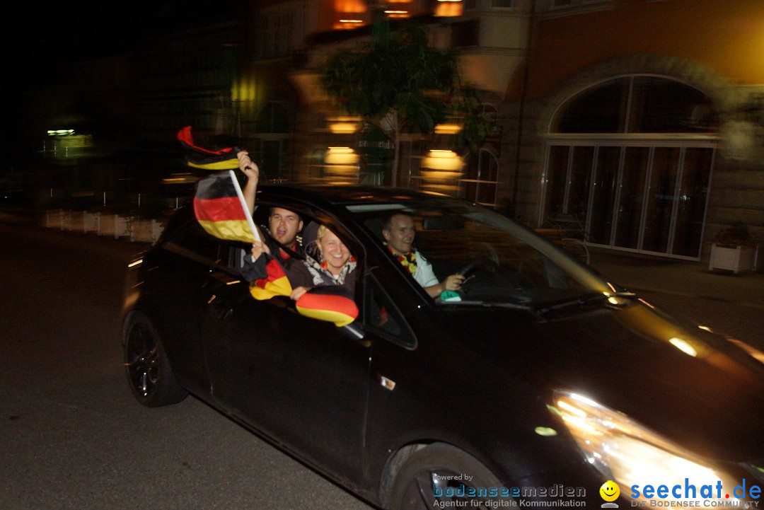 Fussball-EM: Deutschland vs. Griechenland 4-2: Stockach am Bodensee, 21.06.
