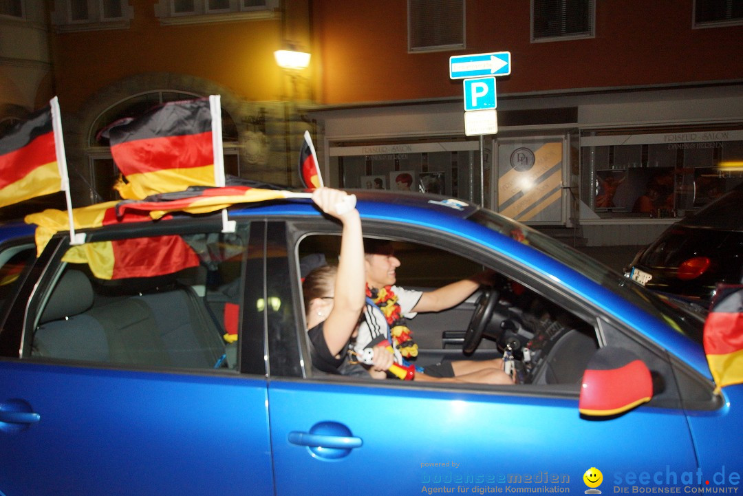 Fussball-EM: Deutschland vs. Griechenland 4-2: Stockach am Bodensee, 21.06.